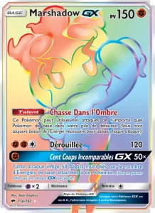 Carte Pokemon Marshadow GX 156/147 Ombres Ardentes