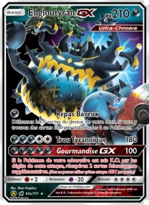 Carte Pokemon Engloutyran-GX 63a/111 Invasion Carmin