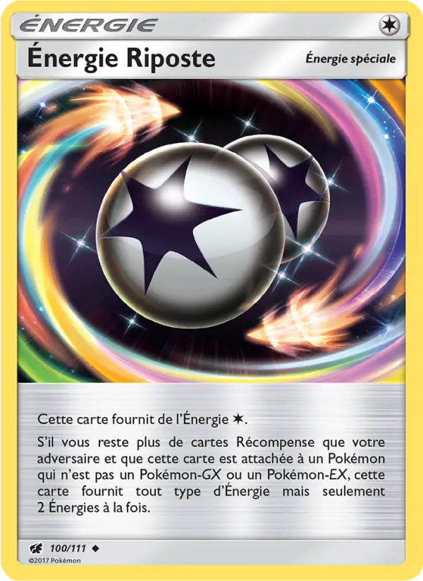 Scan HD carte Pokémon Énergie Riposte 100/111 — Invasion Carmin