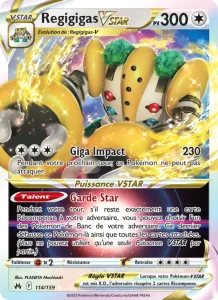 Carte Pokemon Regigigas VSTAR 114/159 Zénith Suprême