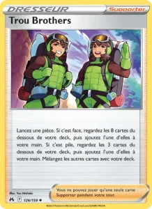 Carte Pokemon Trou Brothers 126/159 Zénith Suprême