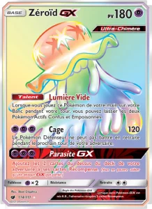 Carte Pokemon Zéroïd GX 114/111 Invasion Carmin