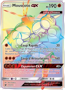 Carte Pokemon Mouscoto GX 115/111 Invasion Carmin