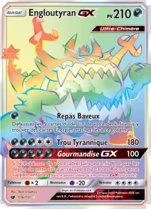Carte Pokemon Engloutyran GX 116/111 Invasion Carmin