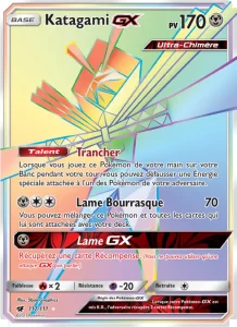 Carte Pokemon Katagami GX 117/111 Invasion Carmin