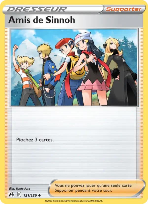 Scan HD carte Pokémon Amis de Sinnoh 131/159 — Zénith Suprême