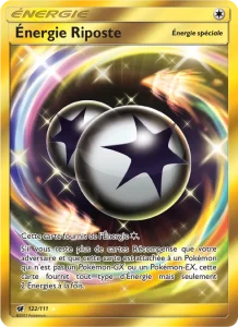 Carte Pokemon Énergie Riposte 122/111 Invasion Carmin
