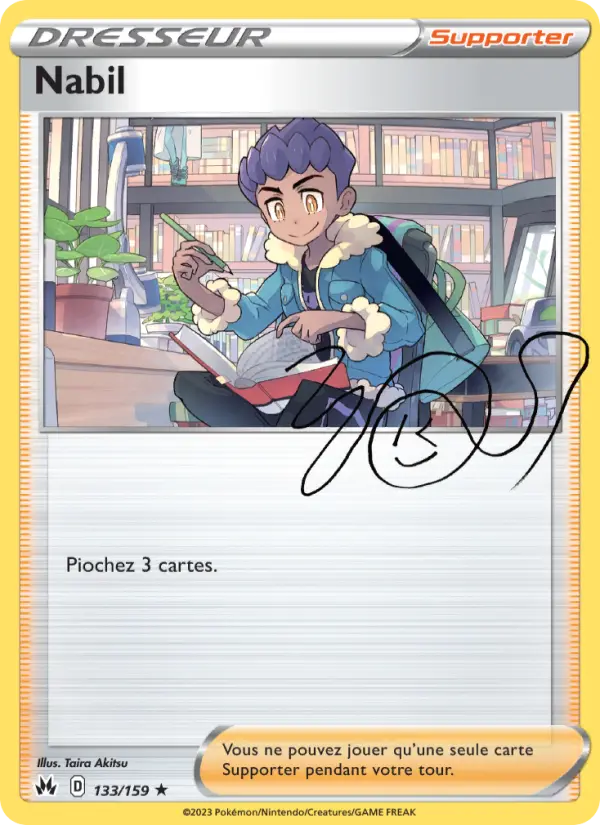 Scan HD carte Pokémon Nabil 133/159 — Zénith Suprême