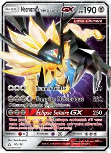 Carte Pokemon Necrozma Crinière du Couchant GX 90/156 Ultra-Prisme