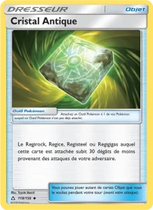 Carte Pokemon Cristal Antique 118/156 Ultra-Prisme