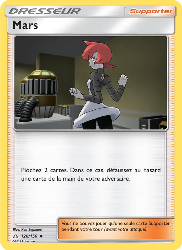 Scan HD carte Pokémon Mars 128/156 — Ultra-Prisme