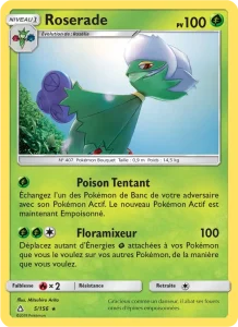 Carte Pokémon Roserade 5/156