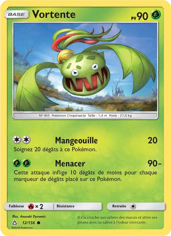 Scan HD carte Pokémon Vortente 12/156 — Ultra-Prisme