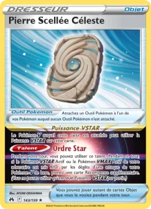 Carte Pokemon Pierre Scellée Céleste 143/159 Zénith Suprême