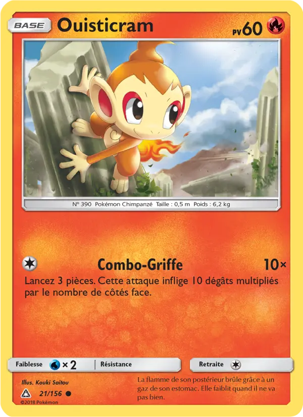 Scan HD carte Pokémon Ouisticram 21/156 — Ultra-Prisme