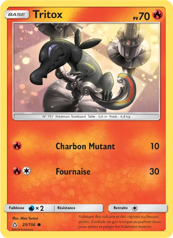 Scan HD carte Pokémon Tritox 25/156 — Ultra-Prisme