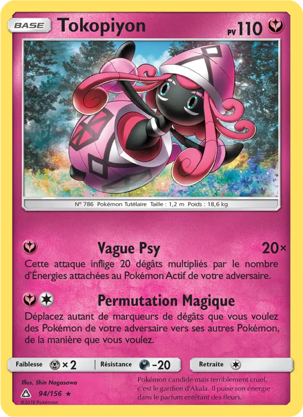 Scan HD carte Pokémon Tokopiyon 94/156 — Ultra-Prisme