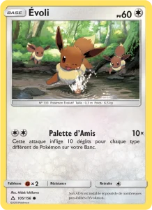 Carte Pokemon Évoli 105/156 Ultra-Prisme
