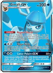 Carte Pokemon Givrali GX 141/156 Ultra-Prisme