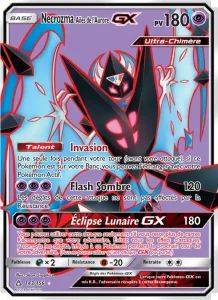 Carte Pokemon Necrozma Ailes de l’Aurore GX 143/156 Ultra-Prisme