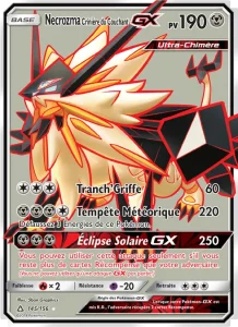 Carte Pokemon Necrozma Crinière du Couchant GX 145/156 Ultra-Prisme
