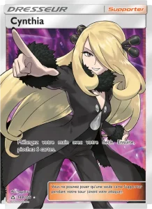 Carte Pokémon Cynthia 148 Ultra-Prisme