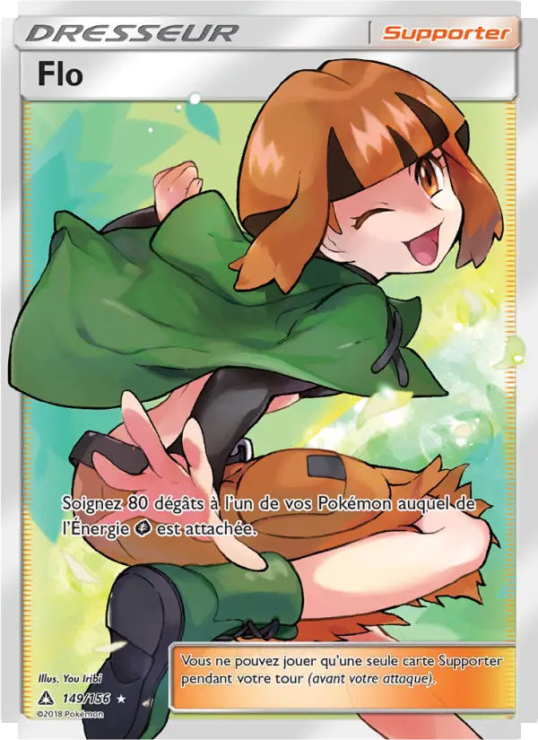 Scan HD carte Pokémon Flo 149/156 — Ultra-Prisme