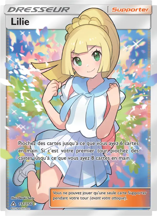 Scan HD carte Pokémon Lilie 151/156 — Ultra-Prisme