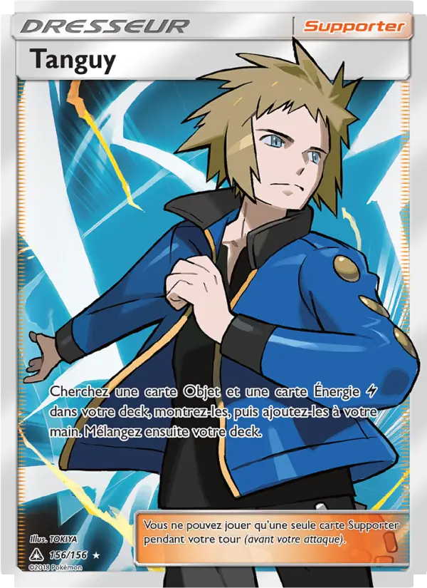 Scan HD carte Pokémon Tanguy 156/156 — Ultra-Prisme