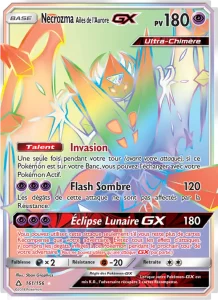 Carte Pokemon Necrozma Ailes de l’Aurore GX 161/156 Ultra-Prisme