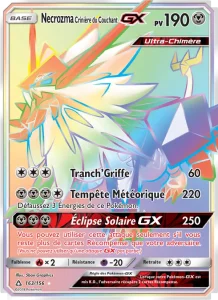 Carte Pokemon Necrozma Crinière du Couchant GX 163/156 Ultra-Prisme