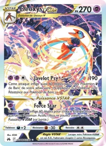 Deoxys VSTAR GG46 — Zénith Suprême