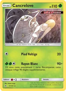 Carte Pokemon Cancrelove 11/131 Lumière Interdite