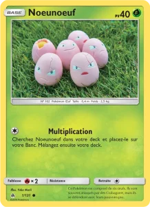 Carte Pokémon Noeunoeuf 1/131