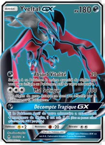 Carte Pokemon Yveltal GX 124/131 Lumière Interdite