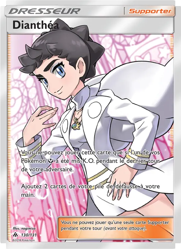 Scan HD carte Pokémon Dianthéa 130/131 — Lumière Interdite