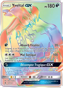 Carte Pokémon Yveltal GX 137 Lumière Interdite