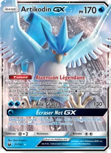 Carte Pokemon Artikodin GX 31/168 Tempête Céleste