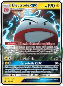 Carte Pokemon Électrode GX 48/168 Tempête Céleste