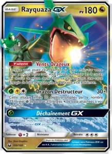 Carte Pokemon Rayquaza GX 109/168 Tempête Céleste
