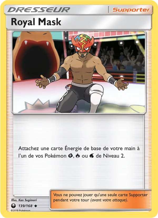 Scan HD carte Pokémon Royal Mask 139/168 — Tempête Céleste