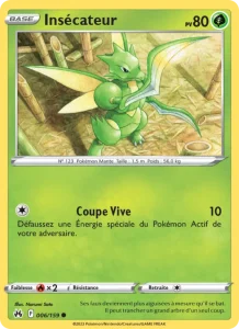 Carte Pokémon Insécateur 006/159