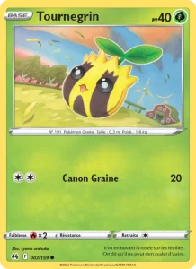 Carte Pokémon Tournegrin 007/159