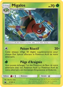 Carte Pokémon Migalos 6/168