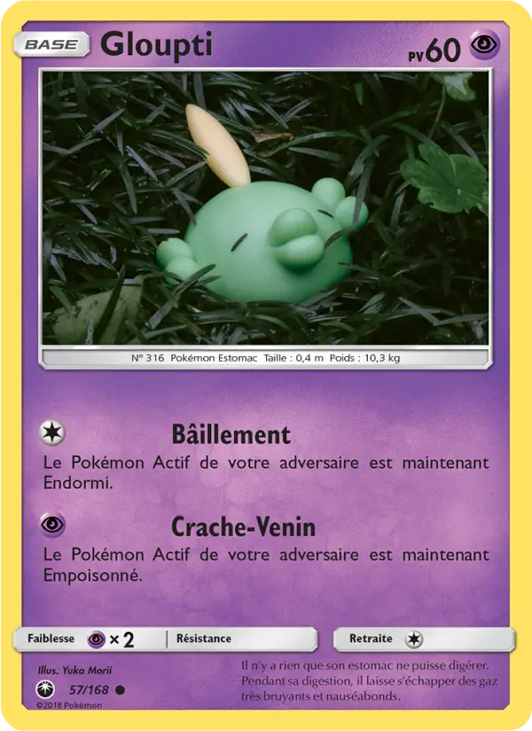 Scan HD carte Pokémon Gloupti 57/168 — Tempête Céleste