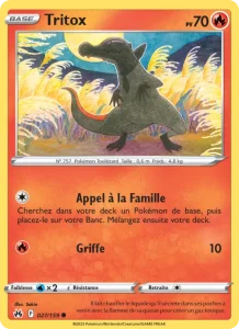 Carte Pokemon Tritox 027/159 Zénith Suprême