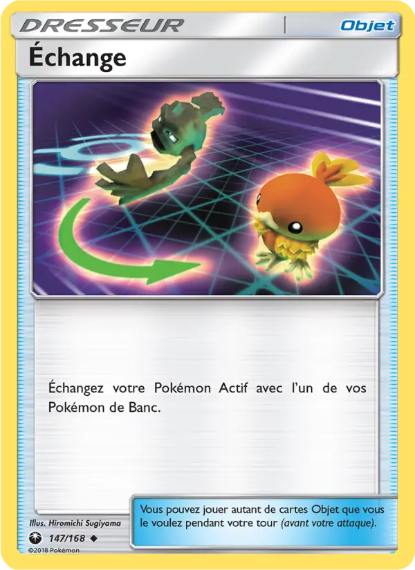 Scan HD carte Pokémon Échange 147/168 — Tempête Céleste