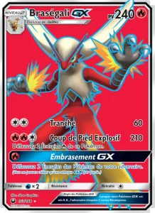 Carte Pokemon Braségali GX 153/168 Tempête Céleste
