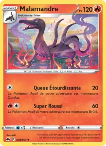 Carte Pokemon Malamandre 028/159 Zénith Suprême