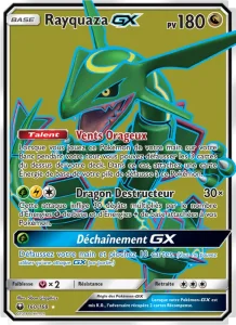 Carte Pokémon Rayquaza GX 160 Tempête Céleste
